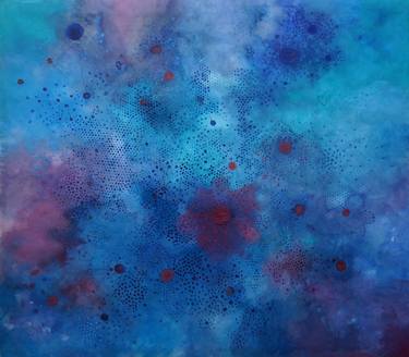Original Abstract Outer Space Paintings by Andjela Djermanovic