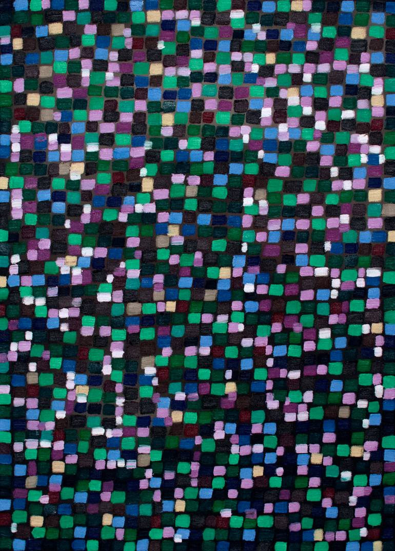 Original Abstract Expressionism Abstract Painting by Petr Johan Marek