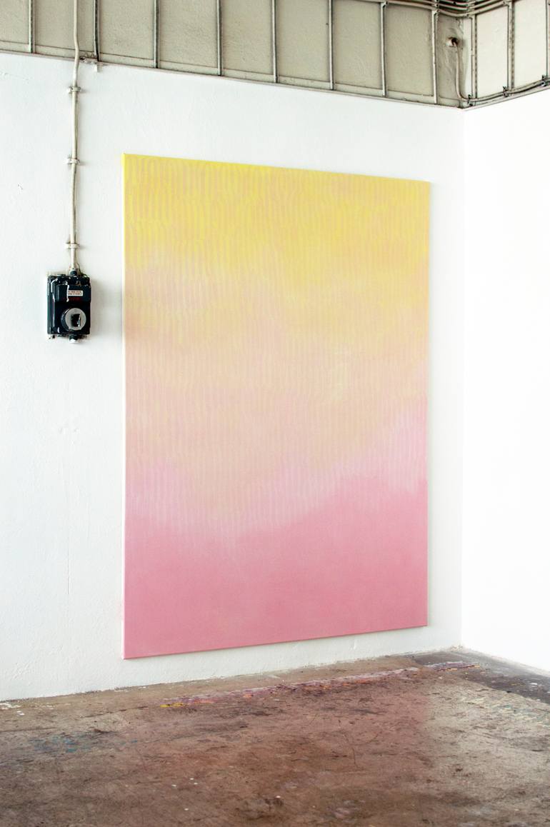 Original Abstract Expressionism Abstract Painting by Petr Johan Marek