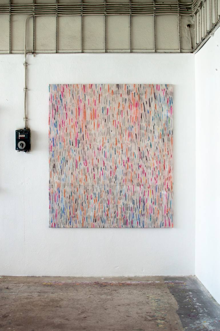 Original Abstract Expressionism Abstract Painting by Petr Johan Marek