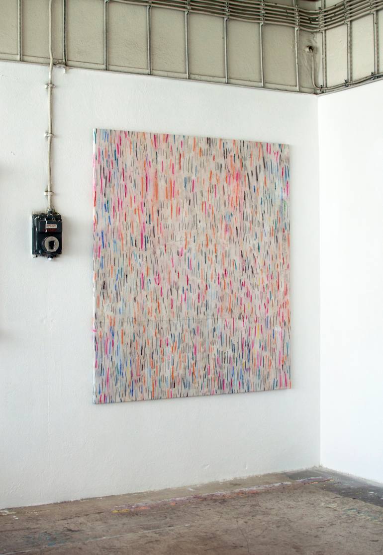 Original Abstract Expressionism Abstract Painting by Petr Johan Marek