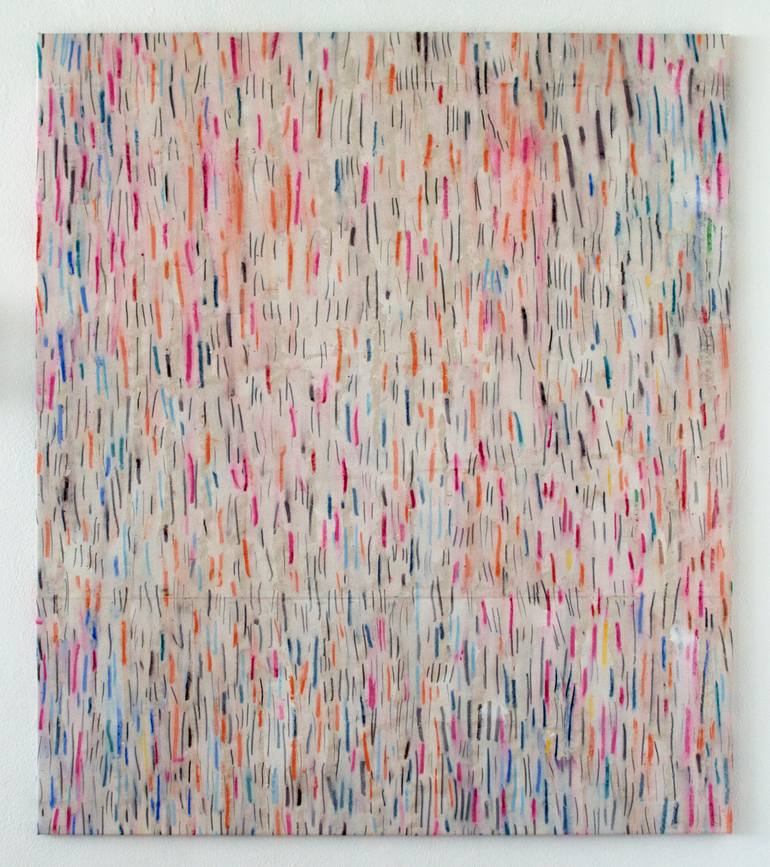 Original Abstract Expressionism Abstract Painting by Petr Johan Marek