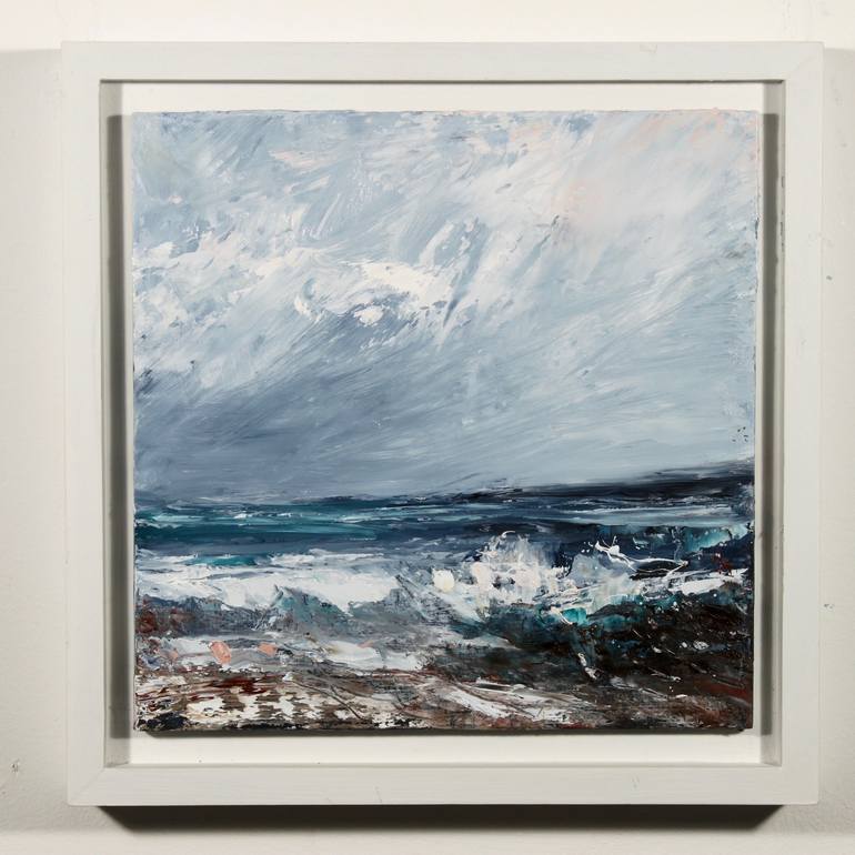 Original Impressionism Seascape Painting by susie monnington