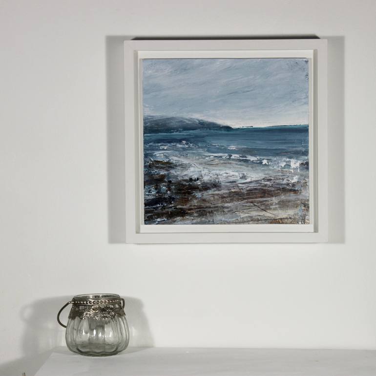 Original Impressionism Seascape Painting by susie monnington