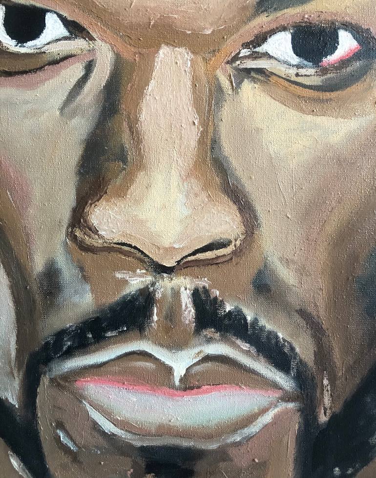 Original Abstract Expressionism Pop Culture/Celebrity Painting by Tatsiana Sudas