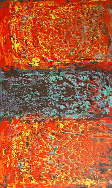 Original Abstract Painting by Robert Capraru