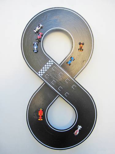 Infinity Racers (Wall Mounted Sculpture) thumb