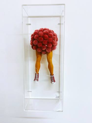 Original Conceptual Humor Mixed Media by Nicolette Bénard