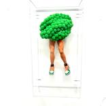 Vital Form, green, men, 3D sculpture by Nicolette Bénard