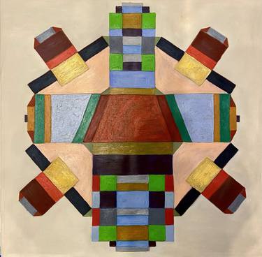 Original Modern Geometric Paintings by Sergio Gio