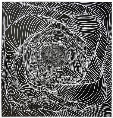 Original Abstract Patterns Printmaking by Nina Segovic