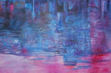 Print of Abstract Water Paintings by Iuliana Barbu