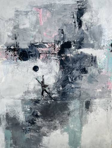 Original Abstract Expressionism Abstract Painting by Valentina Butnarciuc