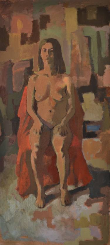 Print of Nude Paintings by Tasos Perachoritis