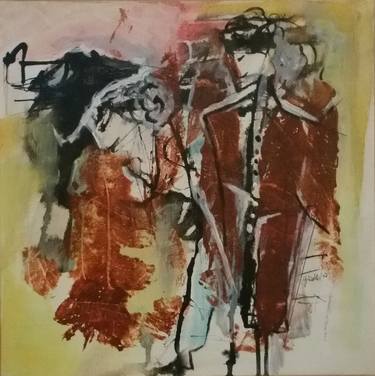 Original Abstract Women Paintings by Birgit Gunther