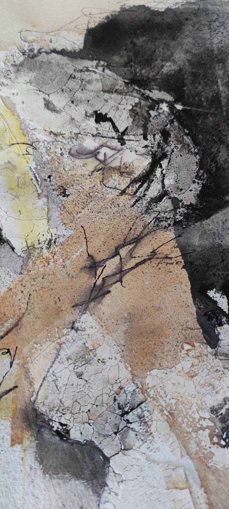 Original Figurative Abstract Painting by Birgit Gunther