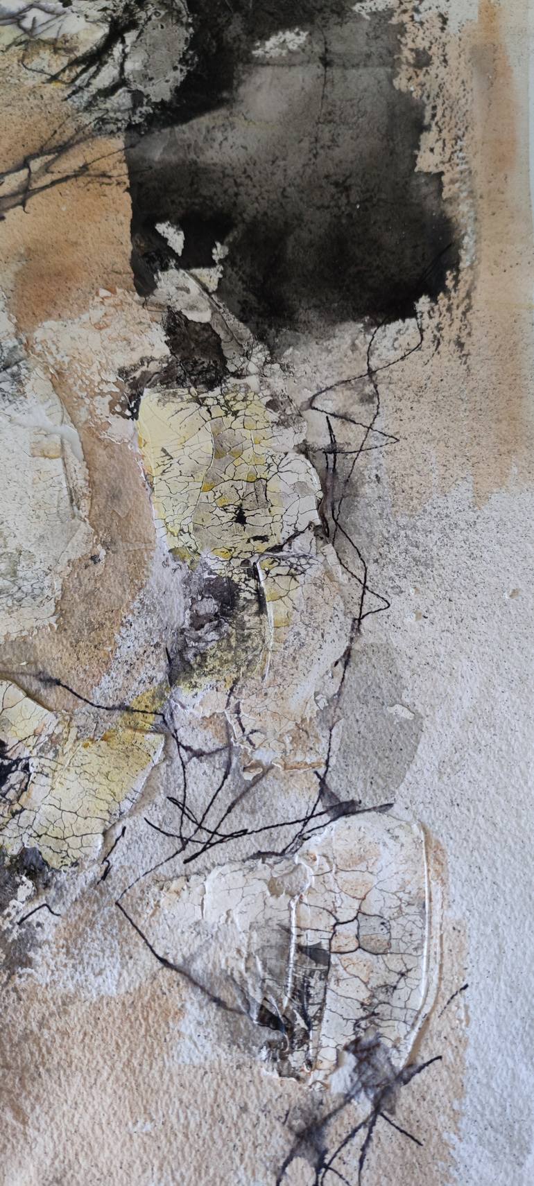 Original Figurative Abstract Painting by Birgit Gunther