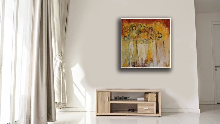 Original Abstract Painting by Birgit Gunther