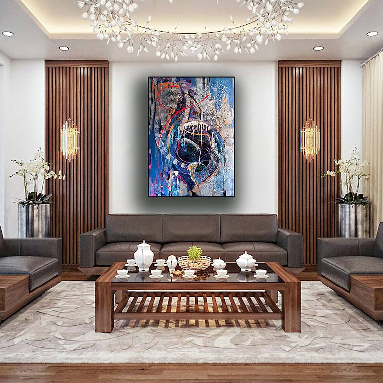 Original Abstract Painting by Birgit Gunther