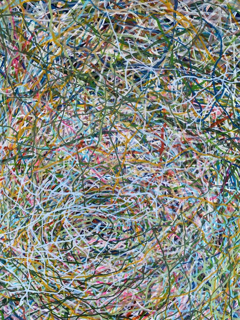 Original Abstract Expressionism Abstract Painting by Liz Alderman