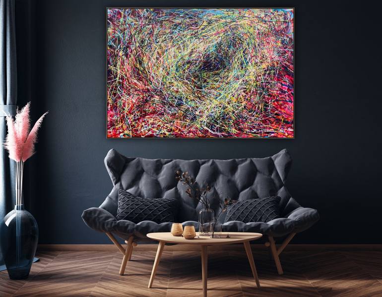 Original Expressionism Abstract Painting by Liz Alderman