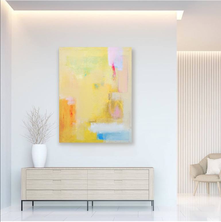 Original Abstract Painting by Bruno Vázquez