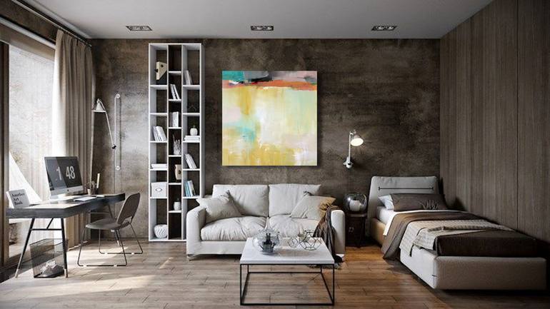 Original Abstract Painting by Bruno Vázquez