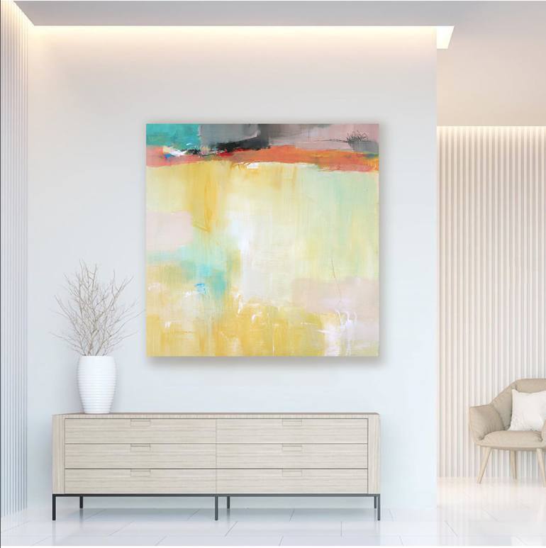 Original Abstract Painting by Bruno Vázquez