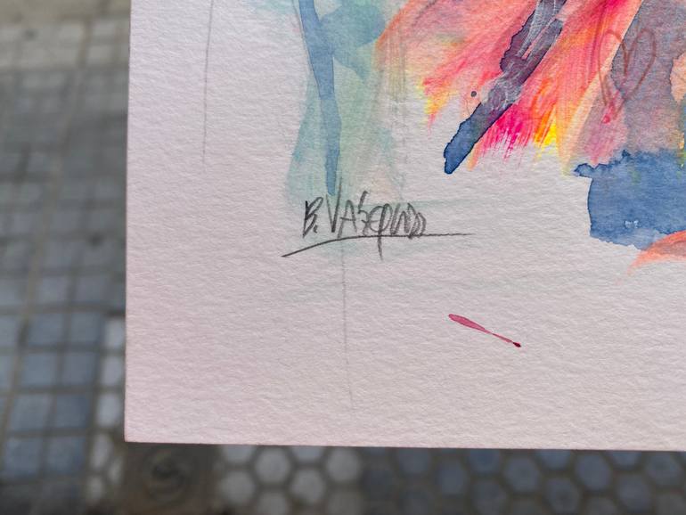 Original Pop Art People Painting by Bruno Vázquez