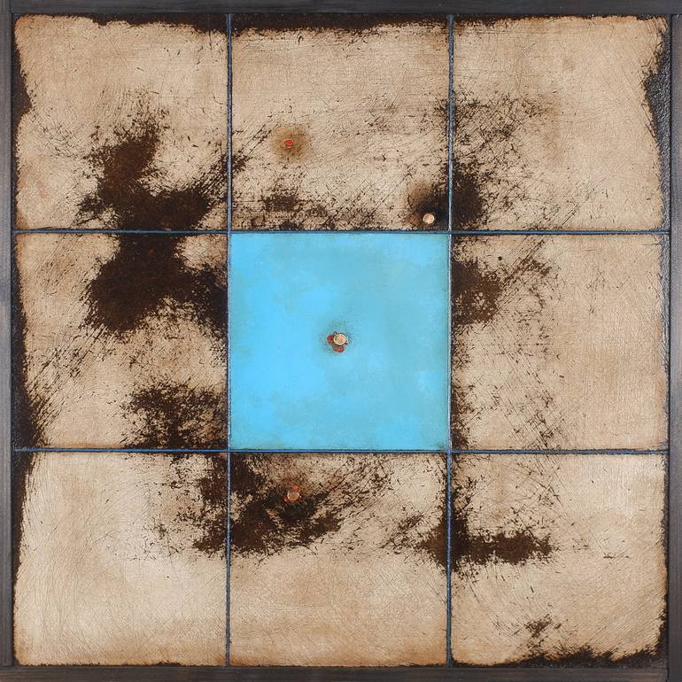 Original Contemporary Geometric Paintings by Fabio Monteleone