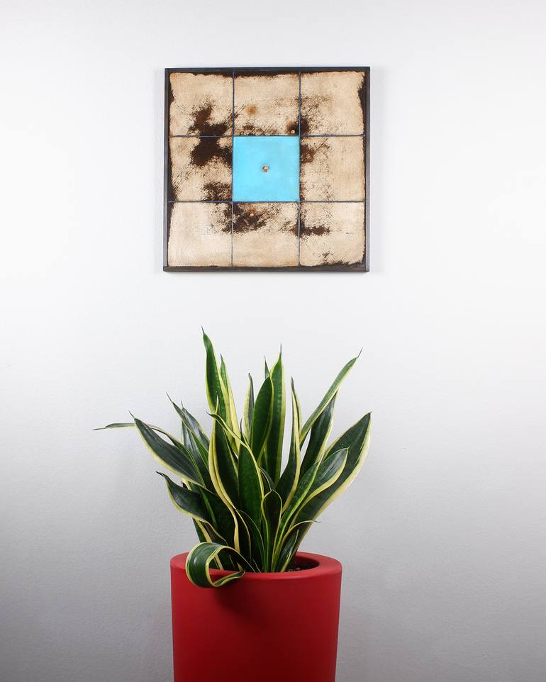 Original Contemporary Geometric Painting by Fabio Monteleone