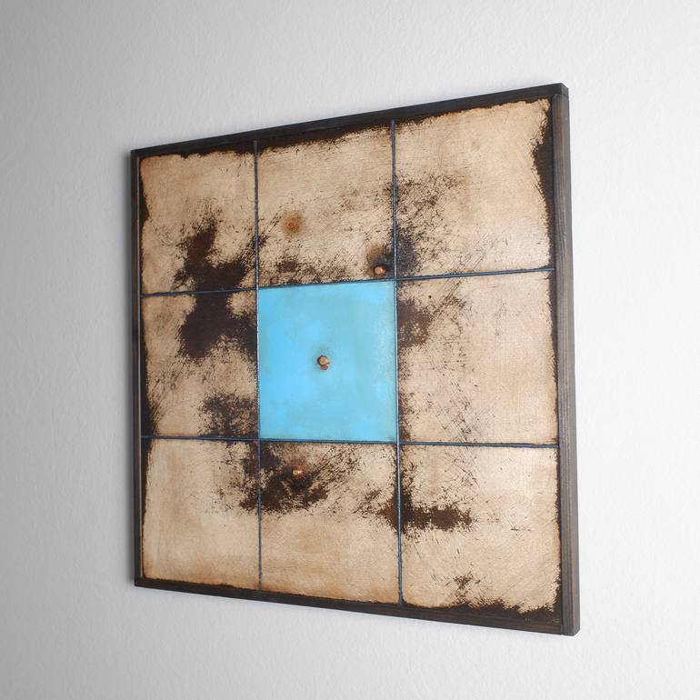 Original Contemporary Geometric Painting by Fabio Monteleone