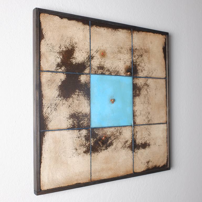 Original Contemporary Geometric Painting by Fabio Monteleone