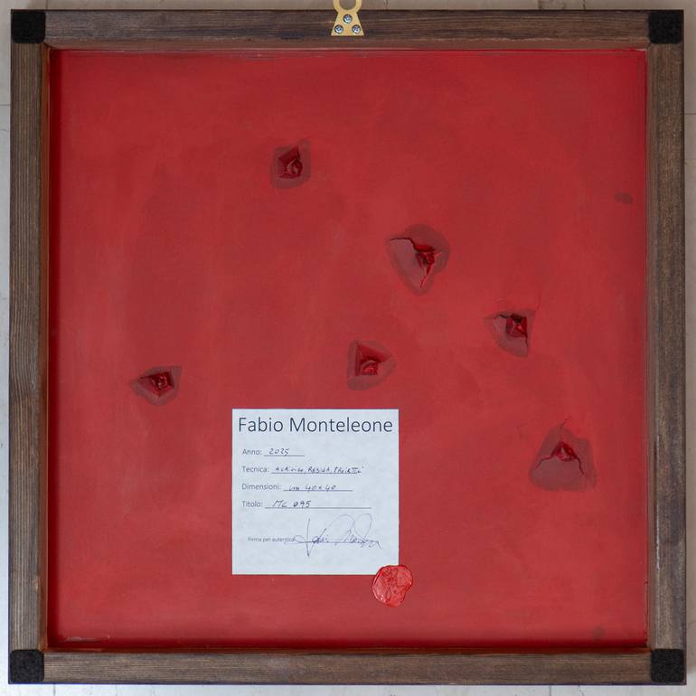 Original Abstract Geometric Painting by Fabio Monteleone