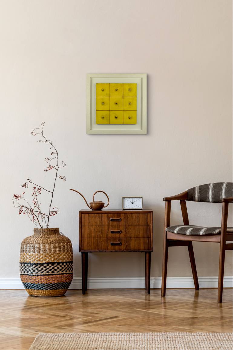 Original Abstract Geometric Painting by Fabio Monteleone