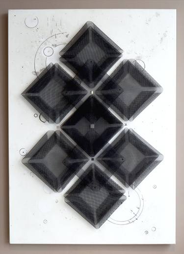 Original Abstract Geometric Sculpture by Monika Matsumoto