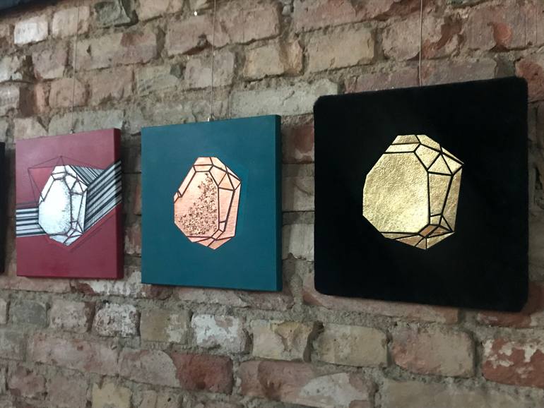 Original Conceptual Abstract Mixed Media by Monika Matsumoto