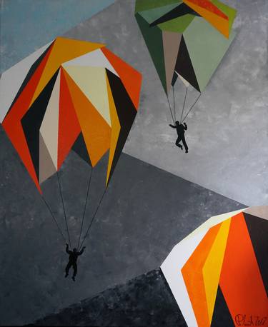 Print of Abstract Aerial Paintings by Anna Polanowska