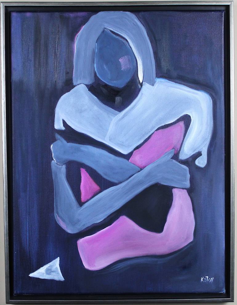 Original Abstract Women Painting by Mary James Ketch