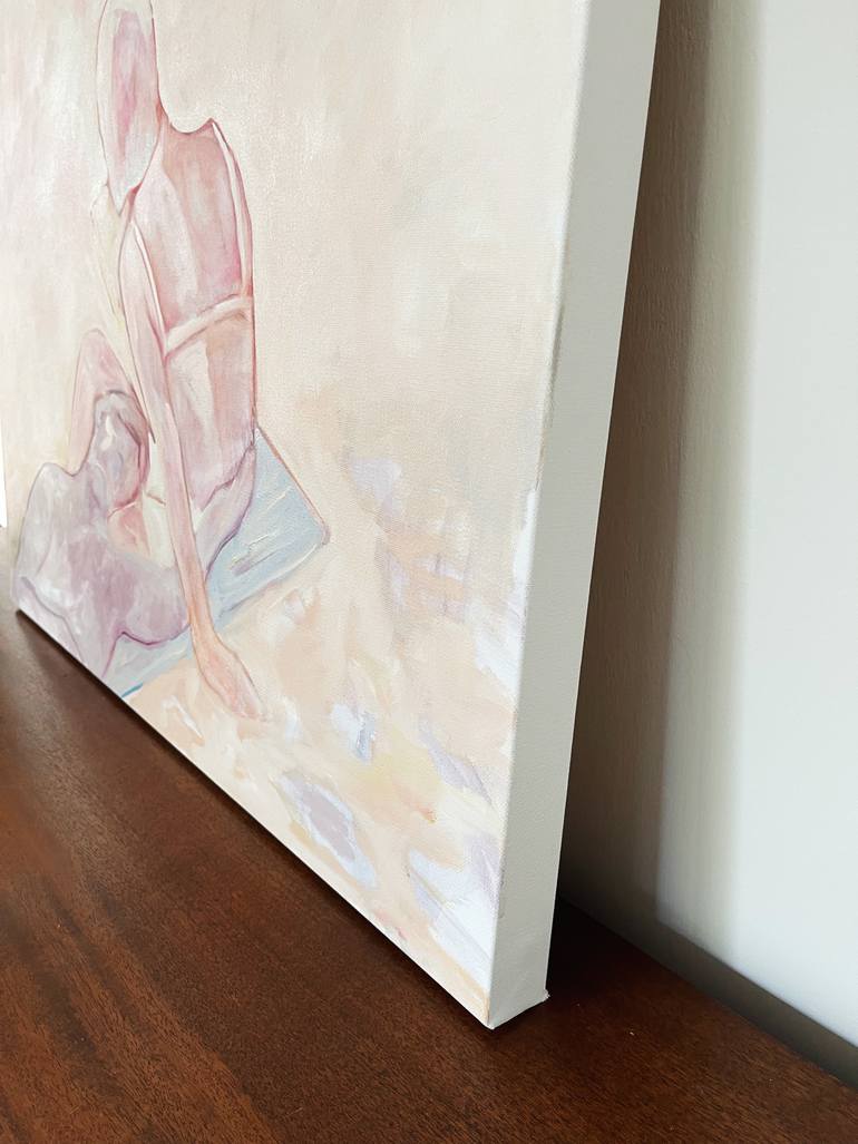 Original Abstract Beach Painting by Mary James Ketch