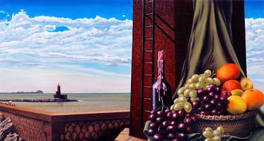 Original Surrealism Nature Paintings by Rudy SchneeWeiss