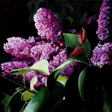 Original Realism Floral Paintings by Rudy SchneeWeiss