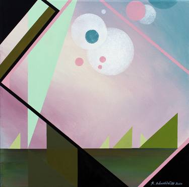 Original Abstract Paintings by Rudy SchneeWeiss