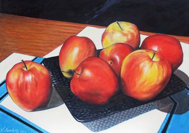 Original Impressionism Still Life Paintings by Rudy SchneeWeiss