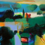 Languedoc Olive Harvest (sold) by Gerry Dudgeon
