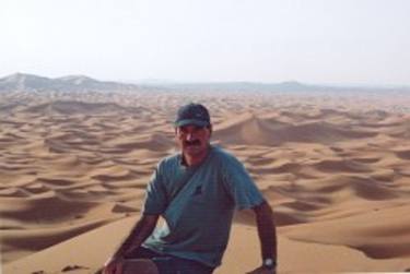 Gerry Dudgeon in the Moroccan Sahara thumb