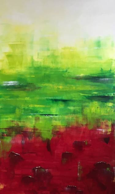 Original Abstract Painting by Viviane Bergevin