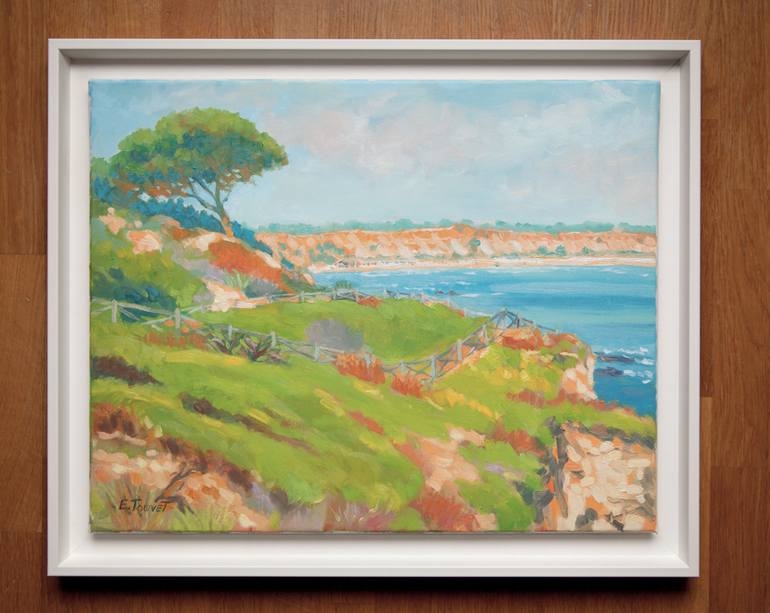 Original Figurative Landscape Painting by TOUVET EMMANUEL