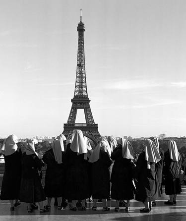 the nuns and the Eiffel tower - Limited Edition 3 of 10 thumb