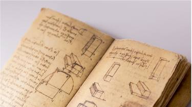 Leonardo da Vinci, Replica of Codex Forster I thumb